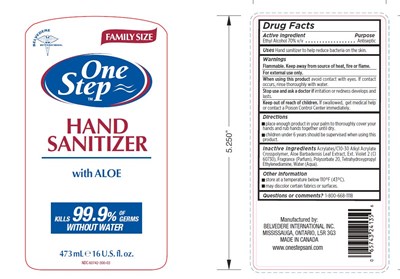 One Step 473 mL label.jpg 473 ml label - One Step 473 mL label